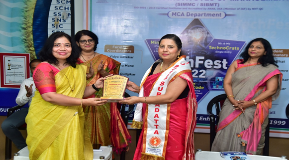 Felicitated of Mrs.Ayesha Kesarkar.