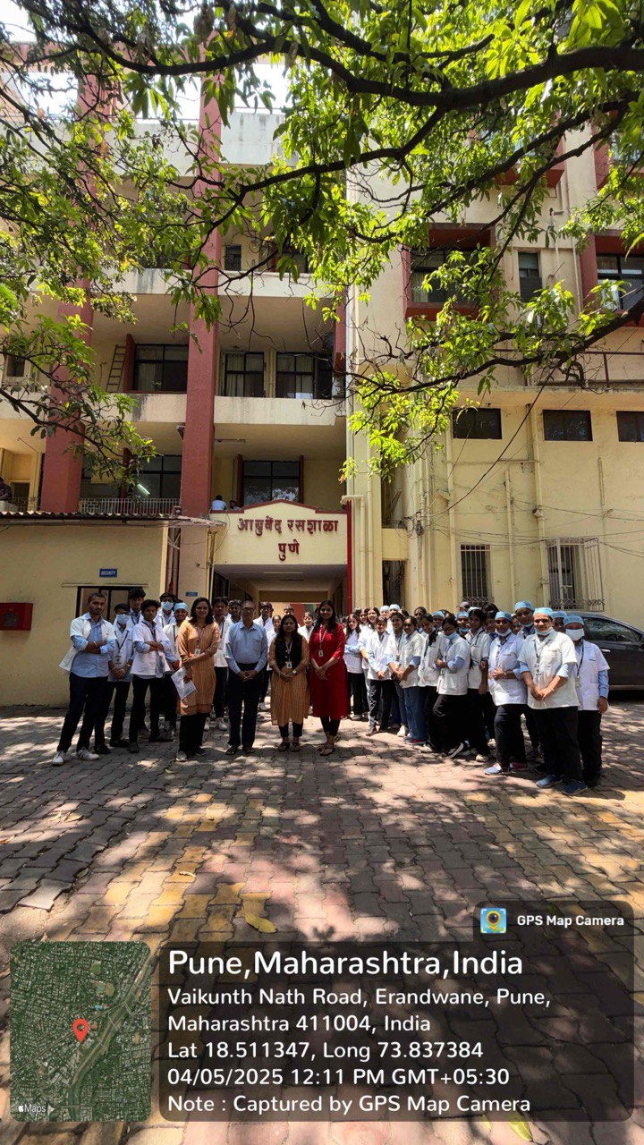 Educational Visit to Ayurved Rasashala: Exploring Classical Ayurvedic Manufacturing Techniques