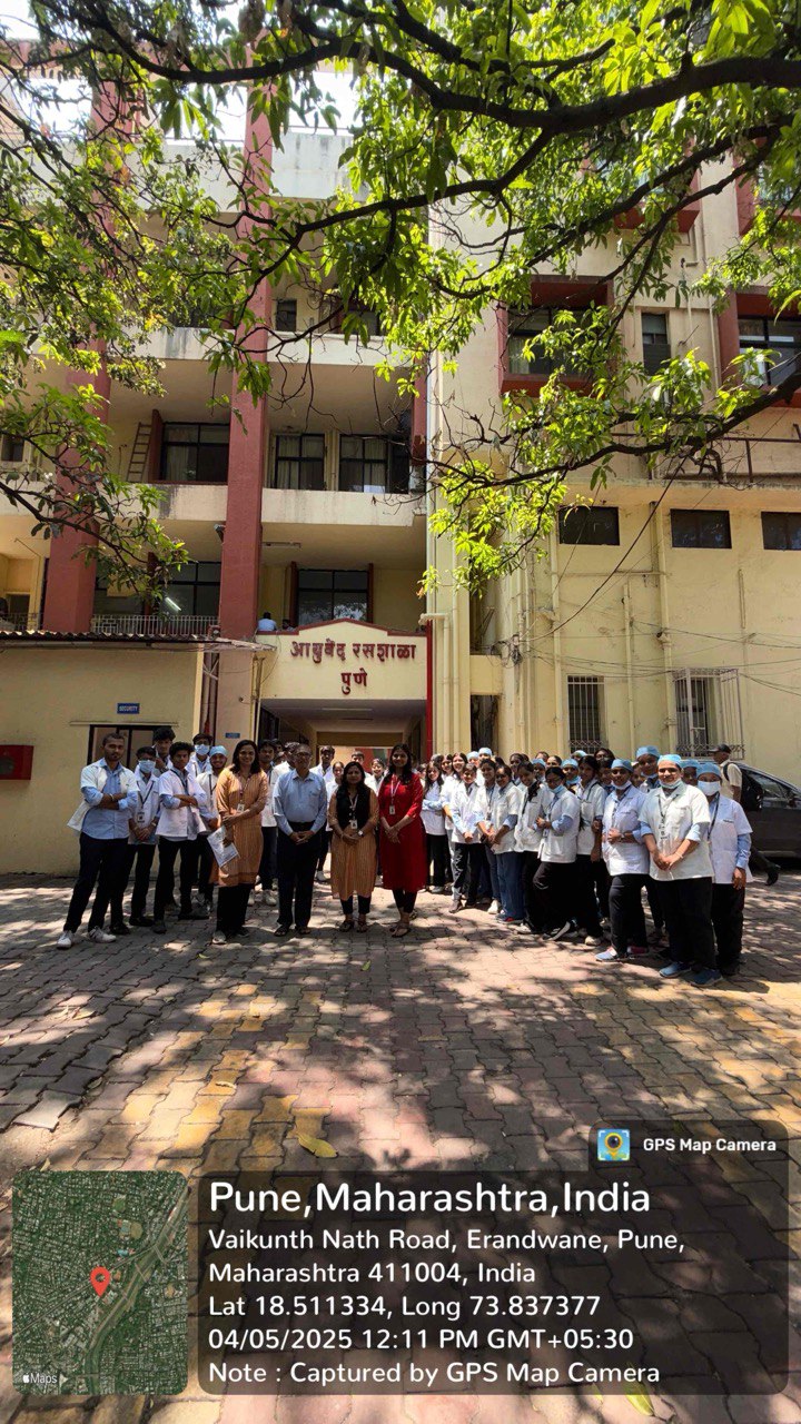 Educational Visit to Ayurved Rasashala: Exploring Classical Ayurvedic Manufacturing Techniques