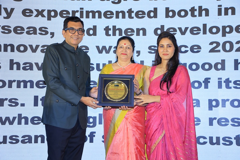 Mrs. Sushama S. Chordiya Honored with Global Culinary & Hospitality Excellency Awards