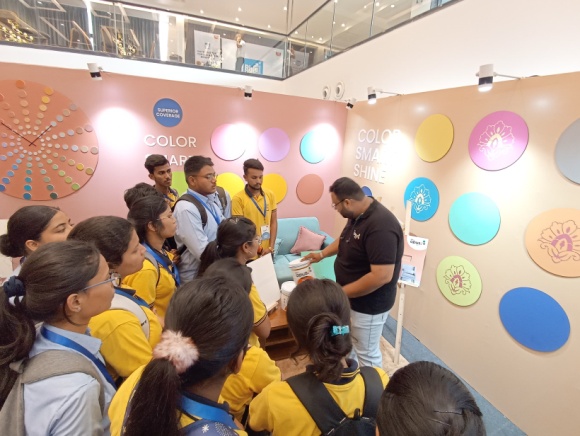 Suryadatta Students Explore Color & Texture Trends at Birla Opus Paints