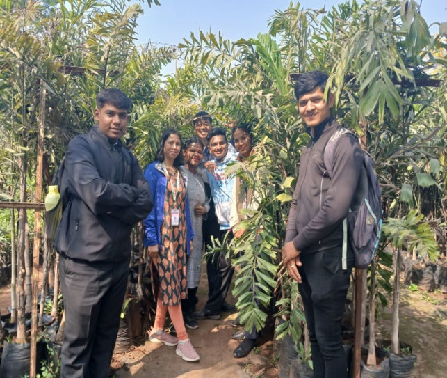 Hotel Management Students Explore Sustainable Landscaping at Enchanted Garden